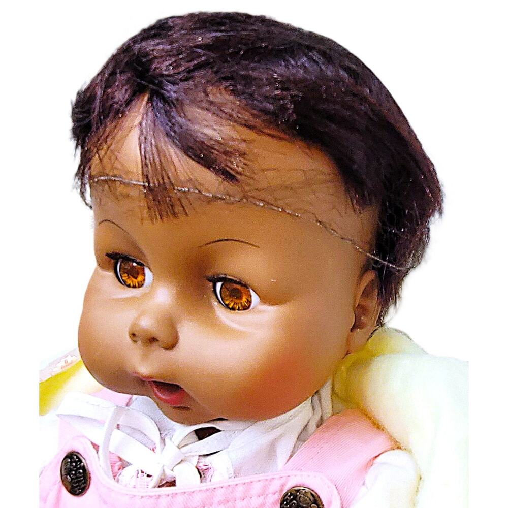 Rare Life Size 60's Vintage African American Thirstee Baby Doll ~ Drinks & Wets - Picture 13 of 16